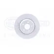 Jeu de 2 disques de frein arrière HELLA 8DD 355 120-851 - Visuel 2