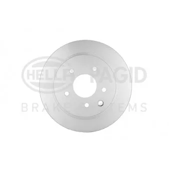 Jeu de 2 disques de frein arrière HELLA 8DD 355 122-421