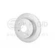 Jeu de 2 disques de frein arrière HELLA 8DD 355 122-421 - Visuel 3