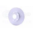 Jeu de 2 disques de frein avant HELLA 8DD 355 122-431 - Visuel 3