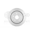 Jeu de 2 disques de frein arrière HELLA 8DD 355 122-511 - Visuel 1