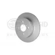 Jeu de 2 disques de frein arrière HELLA 8DD 355 122-521 - Visuel 3
