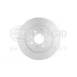 Jeu de 2 disques de frein arrière HELLA 8DD 355 122-531 - Visuel 1