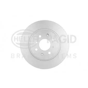 Jeu de 2 disques de frein arrière HELLA
