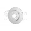 Jeu de 2 disques de frein arrière HELLA 8DD 355 122-531 - Visuel 3