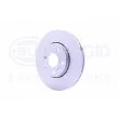 Jeu de 2 disques de frein avant HELLA 8DD 355 122-601 - Visuel 3