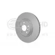 Jeu de 2 disques de frein avant HELLA 8DD 355 122-641 - Visuel 3