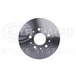 Jeu de 2 disques de frein avant HELLA 8DD 355 122-691 - Visuel 2