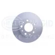 Jeu de 2 disques de frein avant HELLA 8DD 355 122-701 - Visuel 2