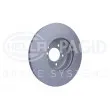 Jeu de 2 disques de frein avant HELLA 8DD 355 122-701 - Visuel 3