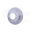 Jeu de 2 disques de frein arrière HELLA 8DD 355 122-711 - Visuel 3