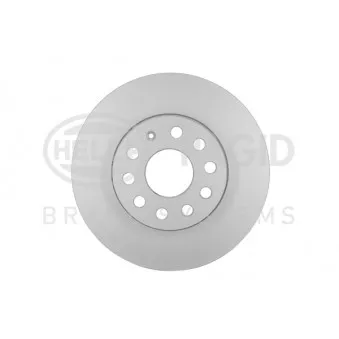 Jeu de 2 disques de frein avant HELLA 8DD 355 122-721