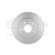 Jeu de 2 disques de frein arrière HELLA 8DD 355 122-771 - Visuel 1