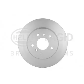 Jeu de 2 disques de frein arrière HELLA 8DD 355 122-771
