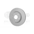 Jeu de 2 disques de frein avant HELLA 8DD 355 122-791 - Visuel 3