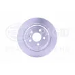 Jeu de 2 disques de frein arrière HELLA 8DD 355 122-861 - Visuel 2