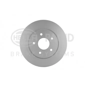 Jeu de 2 disques de frein arrière HELLA 8DD 355 123-061