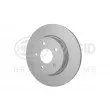 Jeu de 2 disques de frein arrière HELLA 8DD 355 123-061 - Visuel 3