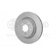 Jeu de 2 disques de frein arrière HELLA 8DD 355 123-091 - Visuel 3