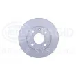 Jeu de 2 disques de frein avant HELLA 8DD 355 123-121 - Visuel 2