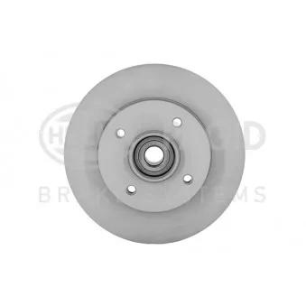 Jeu de 2 disques de frein arrière HELLA 8DD 355 123-291