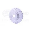 Jeu de 2 disques de frein avant HELLA 8DD 355 125-041 - Visuel 3