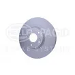 Jeu de 2 disques de frein avant HELLA 8DD 355 125-121 - Visuel 3