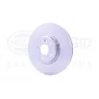 Jeu de 2 disques de frein avant HELLA 8DD 355 125-151 - Visuel 3