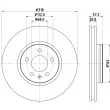 Jeu de 2 disques de frein avant HELLA 8DD 355 125-181 - Visuel 1