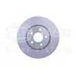 Jeu de 2 disques de frein avant HELLA 8DD 355 125-181 - Visuel 2