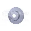 Jeu de 2 disques de frein avant HELLA 8DD 355 125-181 - Visuel 3
