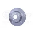 Jeu de 2 disques de frein avant HELLA 8DD 355 125-251 - Visuel 3
