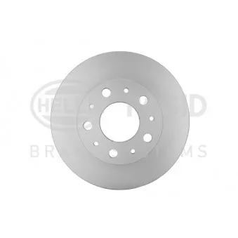 Jeu de 2 disques de frein avant HELLA 8DD 355 125-261