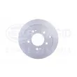 Jeu de 2 disques de frein arrière HELLA 8DD 355 125-301 - Visuel 2