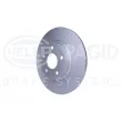 Jeu de 2 disques de frein arrière HELLA 8DD 355 125-311 - Visuel 3