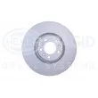 Jeu de 2 disques de frein avant HELLA 8DD 355 125-331 - Visuel 2