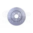 Jeu de 2 disques de frein avant HELLA 8DD 355 125-341 - Visuel 2