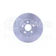 Jeu de 2 disques de frein avant HELLA 8DD 355 125-351 - Visuel 2