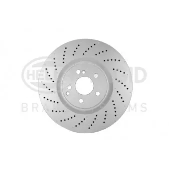 Jeu de 2 disques de frein avant HELLA 8DD 355 125-361