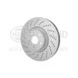 Jeu de 2 disques de frein avant HELLA 8DD 355 125-361 - Visuel 3