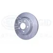 Jeu de 2 disques de frein arrière HELLA 8DD 355 125-381 - Visuel 3