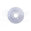 Jeu de 2 disques de frein avant HELLA 8DD 355 125-391 - Visuel 2
