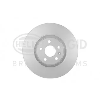 Jeu de 2 disques de frein avant HELLA 8DD 355 125-471