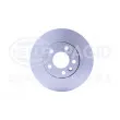 Jeu de 2 disques de frein arrière HELLA 8DD 355 125-551 - Visuel 2