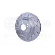 Jeu de 2 disques de frein arrière HELLA 8DD 355 126-401 - Visuel 3