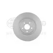 Jeu de 2 disques de frein arrière HELLA 8DD 355 126-421 - Visuel 1