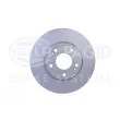 Jeu de 2 disques de frein avant HELLA 8DD 355 126-431 - Visuel 2