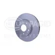 Jeu de 2 disques de frein avant HELLA 8DD 355 126-431 - Visuel 3