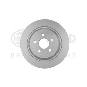 Jeu de 2 disques de frein arrière HELLA 8DD 355 126-551