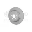 Jeu de 2 disques de frein arrière HELLA 8DD 355 126-551 - Visuel 3